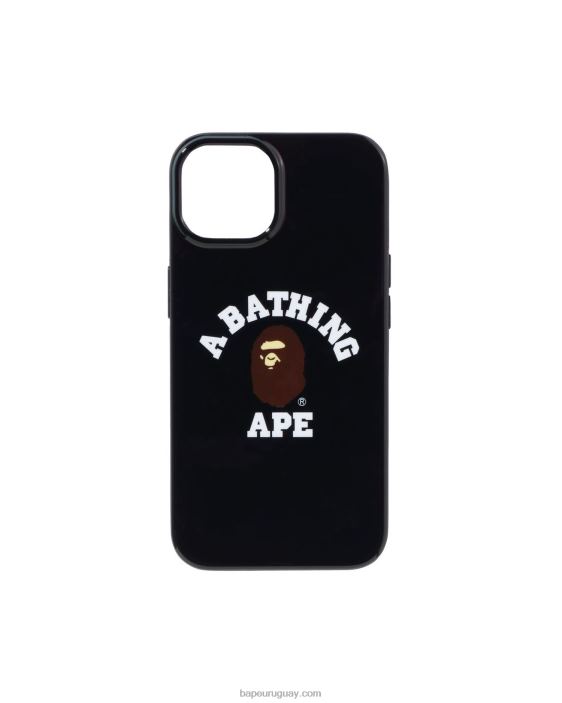 caso del iphone 14 de la universidad hombres negro 26D80543 A Bathing Ape