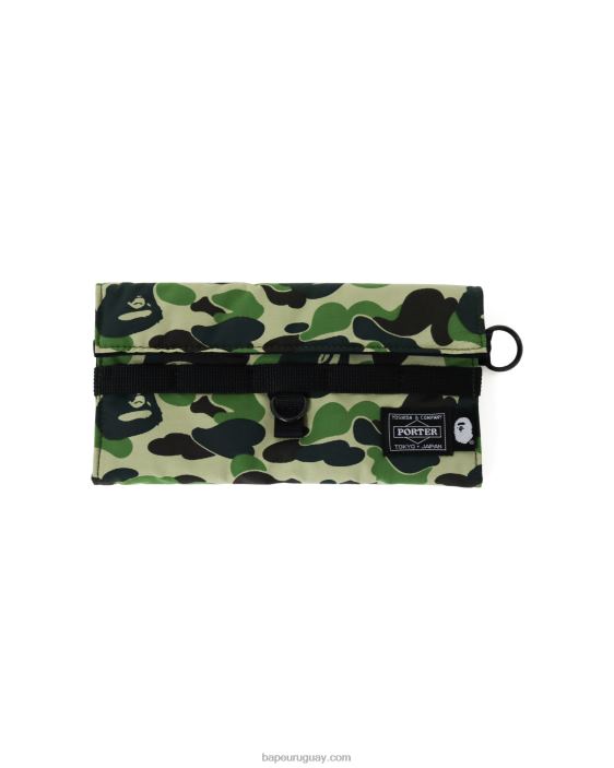 cartera larga porter abc camuflaje hombres ejercito verde 26D80647 A Bathing Ape