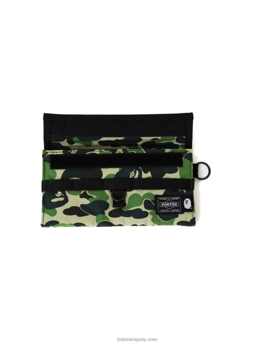 cartera larga porter abc camuflaje hombres ejercito verde 26D80647 A Bathing Ape