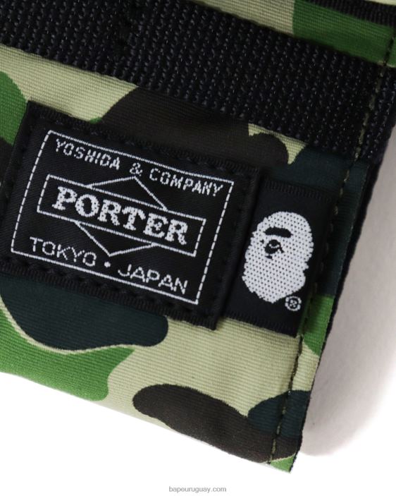 cartera larga porter abc camuflaje hombres ejercito verde 26D80647 A Bathing Ape