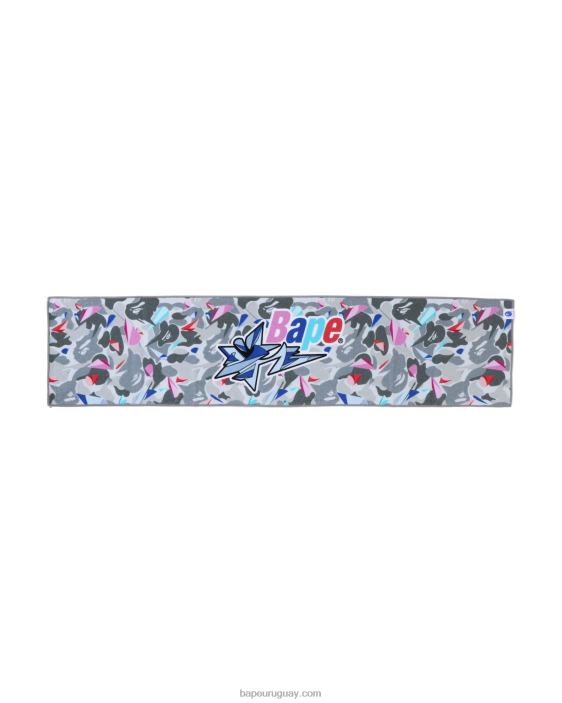 toalla deportiva camuflada x ldg hombres gris 26D80532 A Bathing Ape