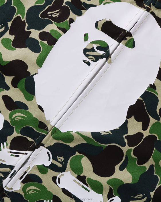 abc camuflaje noren hombres ejercito verde 26D80430 A Bathing Ape