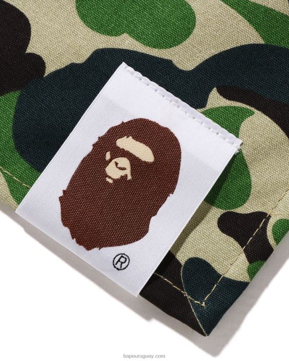 abc camuflaje noren hombres ejercito verde 26D80430 A Bathing Ape