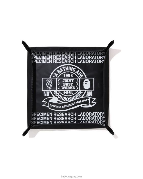 hoja de planta x nbhd hombres negro 26D80510 A Bathing Ape