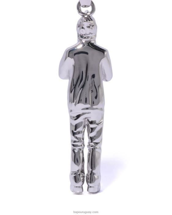 collar de tiburón seijin hombres plata 26D80467 A Bathing Ape