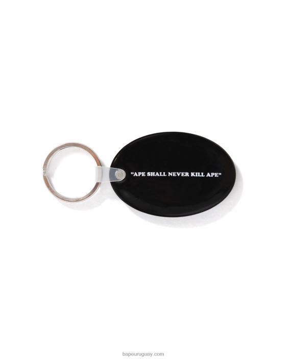llavero de goma hombres negro 26D80476 A Bathing Ape