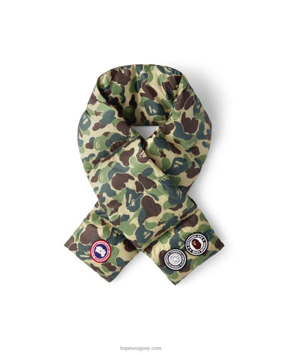 x canada goose x conceptos abc bufanda de plumas de camuflaje hombres ejercito verde 26D80614 A Bathing Ape