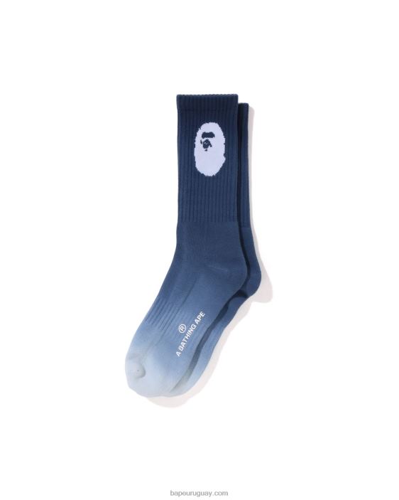 calcetines de gradación hombres azul 26D80600 A Bathing Ape