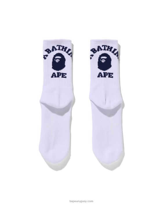 calcetines universitarios hombres azul 26D80587 A Bathing Ape