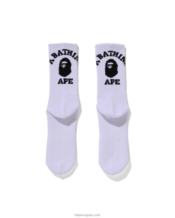 calcetines universitarios hombres negro 26D80586 A Bathing Ape