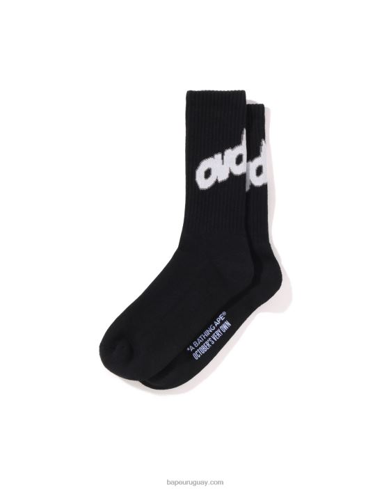 x ovo calcetines hombres negro 26D80556 A Bathing Ape