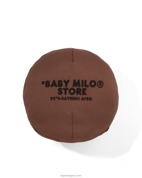 milo cabeza de peluche hombres marrón 26D801171 A Bathing Ape