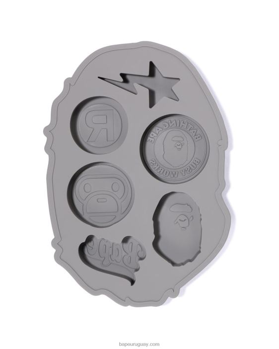 bandeja de hielo de silicona para la cabeza hombres negro 26D80429 A Bathing Ape