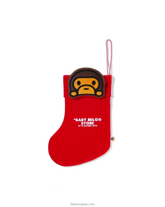 embalaje de regalo calcetín bebé milo hombres rojo brillante 26D80623 A Bathing Ape