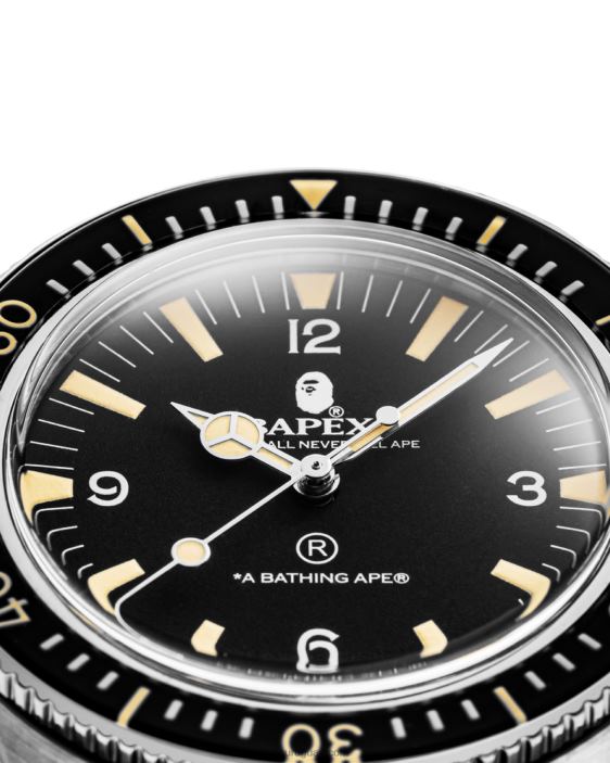 correa de tela clásica tipo 1 hombres negro 26D80521 A Bathing Ape