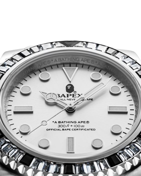 piedra de cristal tipo 1 hombres blanco 26D80451 A Bathing Ape
