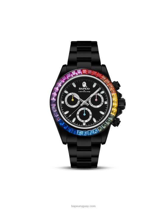 piedra de cristal tipo 4 hombres negro 26D80382 A Bathing Ape