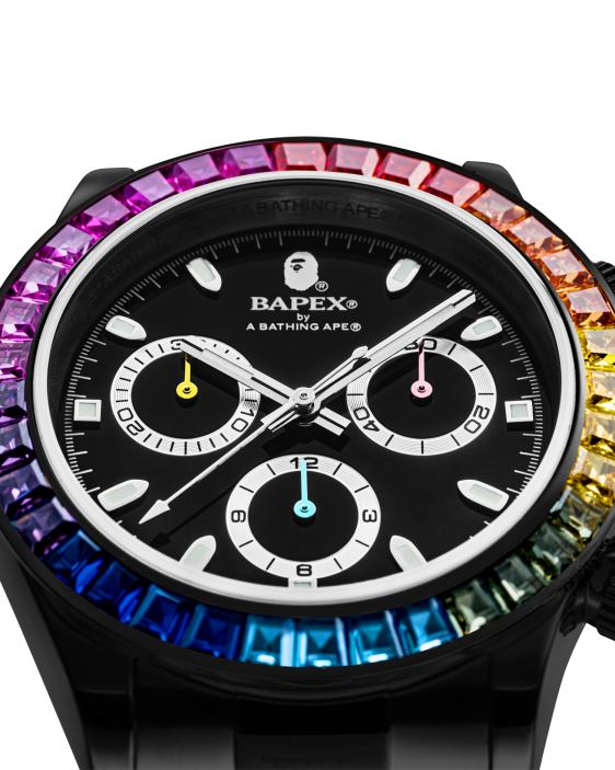 piedra de cristal tipo 4 hombres negro 26D80382 A Bathing Ape