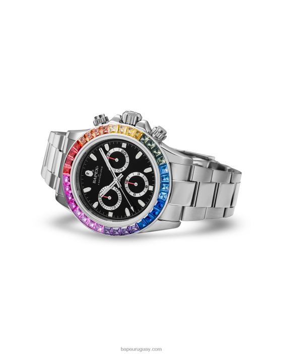 piedra de cristal tipo 4 hombres plata 26D80383 A Bathing Ape