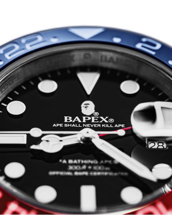 reloj tipo 2 hombres rojo brillante 26D80602 A Bathing Ape