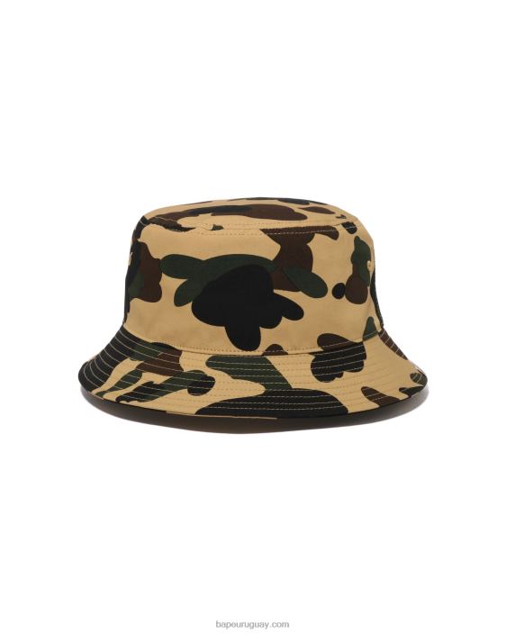 1er sombrero de pescador de camuflaje hombres caqui 26D80385 A Bathing Ape