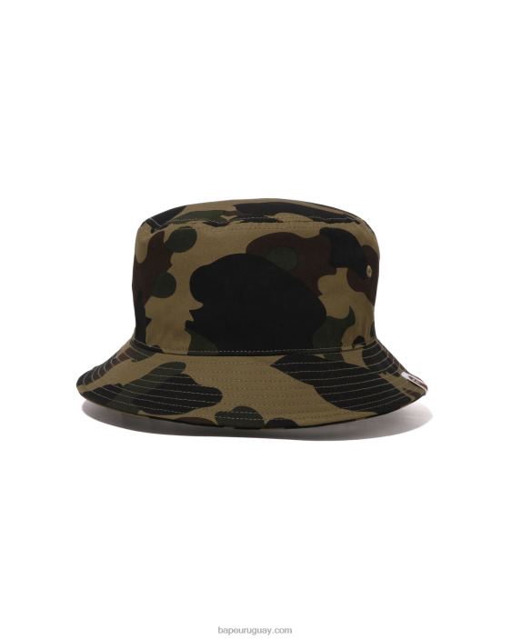 1er sombrero de pescador de camuflaje hombres ejercito verde 26D80384 A Bathing Ape