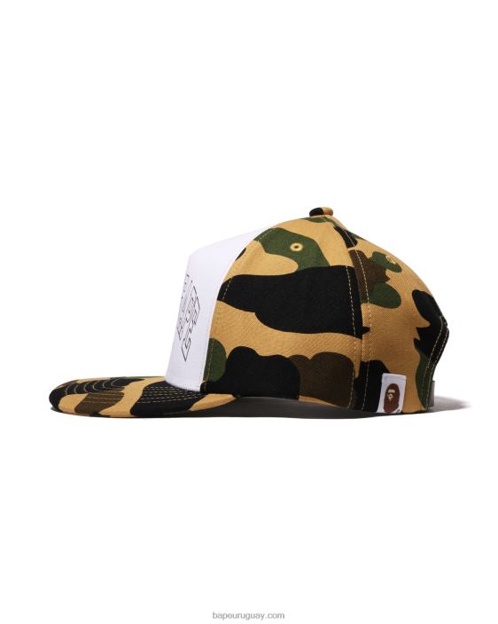 Primera gorra de camuflaje hombres amarillo 26D80472 A Bathing Ape