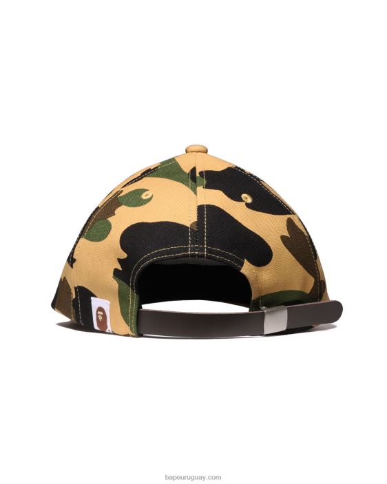 Primera gorra de camuflaje hombres amarillo 26D80472 A Bathing Ape
