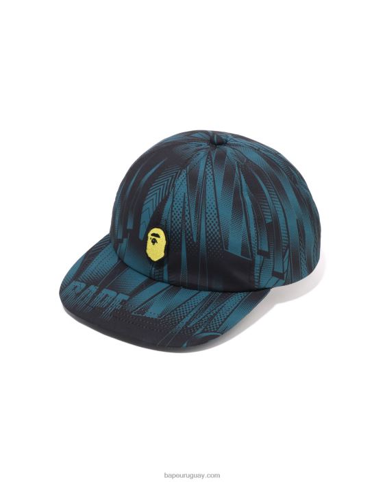 gorra con panel de corredor de velocidad hombres azul 26D80495 A Bathing Ape