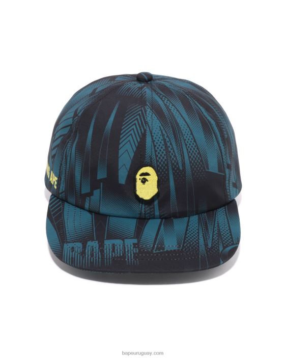 gorra con panel de corredor de velocidad hombres azul 26D80495 A Bathing Ape