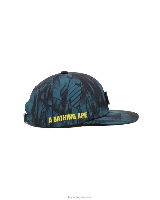 gorra con panel de corredor de velocidad hombres azul 26D80495 A Bathing Ape