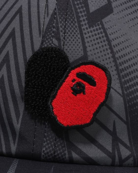 gorra con panel de corredor de velocidad hombres negro 26D80494 A Bathing Ape