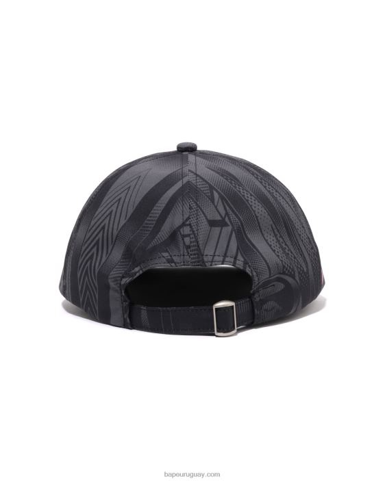 gorra con panel de corredor de velocidad hombres negro 26D80494 A Bathing Ape