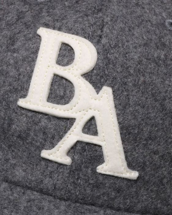 gorra con panel de melton para la cabeza hombres gris 26D80523 A Bathing Ape