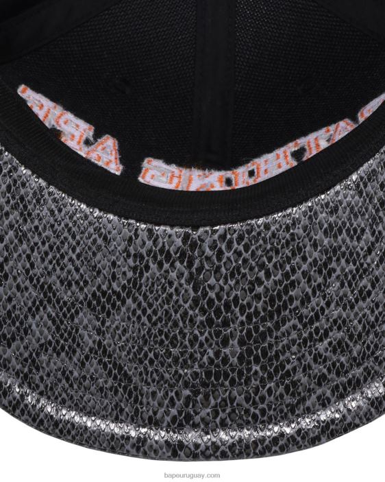 gorra con panel de serpiente hombres negro 26D80545 A Bathing Ape