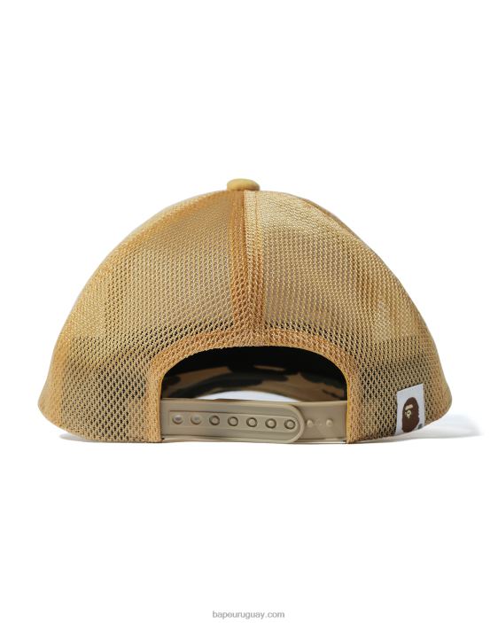 gorra de camionero x stussy hombres amarillo 26D80585 A Bathing Ape