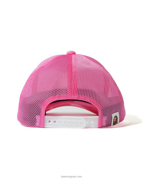 gorra de camionero x stussy hombres rosa 26D80583 A Bathing Ape