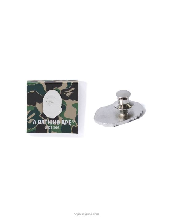 gorra de malla con logo de camuflaje de color nyc hombres ejercito verde 26D80533 A Bathing Ape