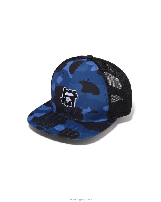 gorra de malla de camuflaje de color x undftd hombres Azul marino 26D80517 A Bathing Ape