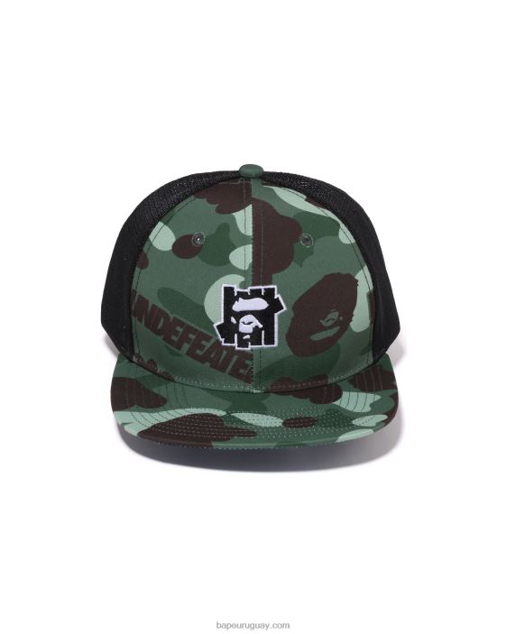 gorra de malla de camuflaje de color x undftd hombres ejercito verde 26D80516 A Bathing Ape