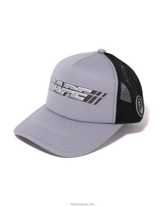 gorra de malla de corredor hombres gris 26D80389 A Bathing Ape