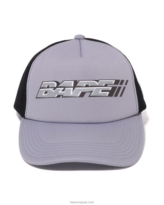 gorra de malla de corredor hombres gris 26D80389 A Bathing Ape