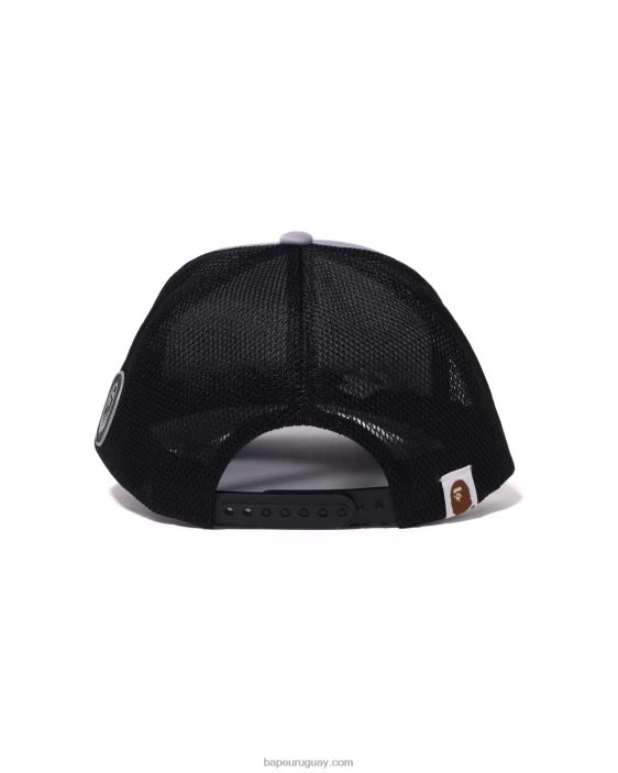 gorra de malla de corredor hombres gris 26D80389 A Bathing Ape