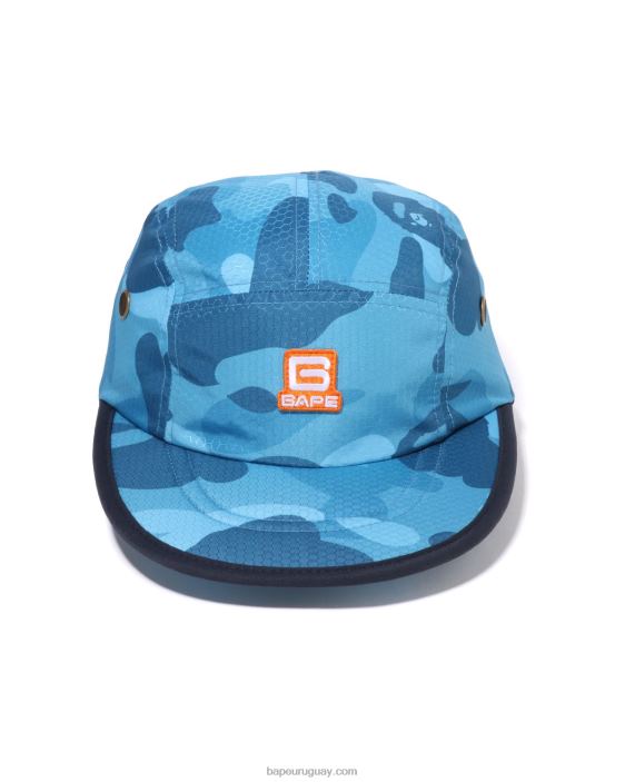 gorra jet de camuflaje de nido de abeja hombres azul claro 26D80413 A Bathing Ape