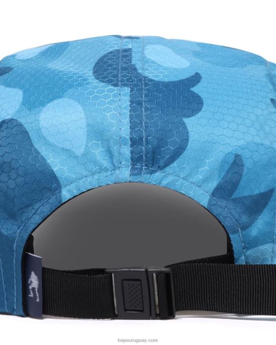 gorra jet de camuflaje de nido de abeja hombres azul claro 26D80413 A Bathing Ape