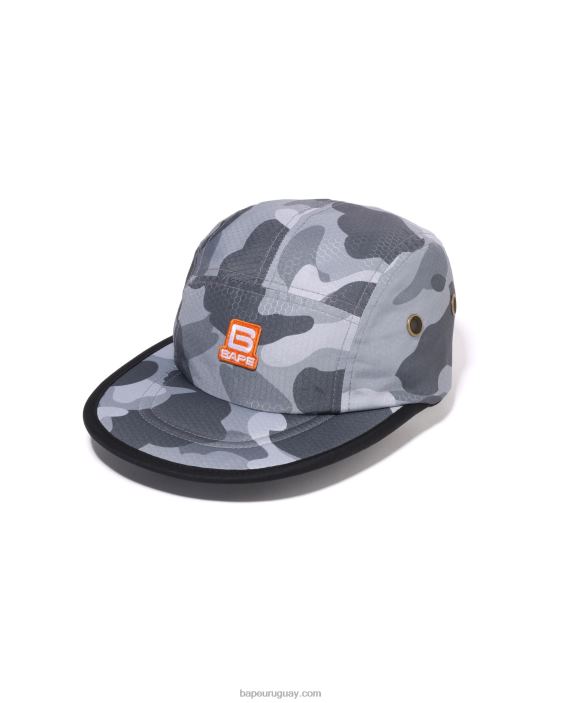 gorra jet de camuflaje de nido de abeja hombres gris 26D80414 A Bathing Ape