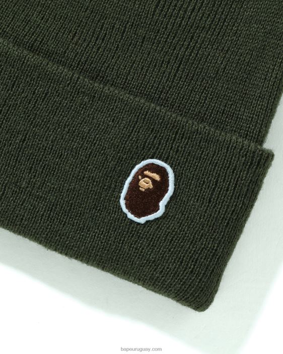 gorra tejida de un punto hombres ejercito verde 26D80594 A Bathing Ape