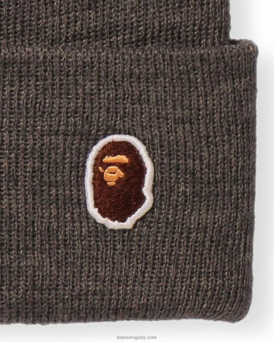 gorra tejida de un punto hombres gris 26D80626 A Bathing Ape