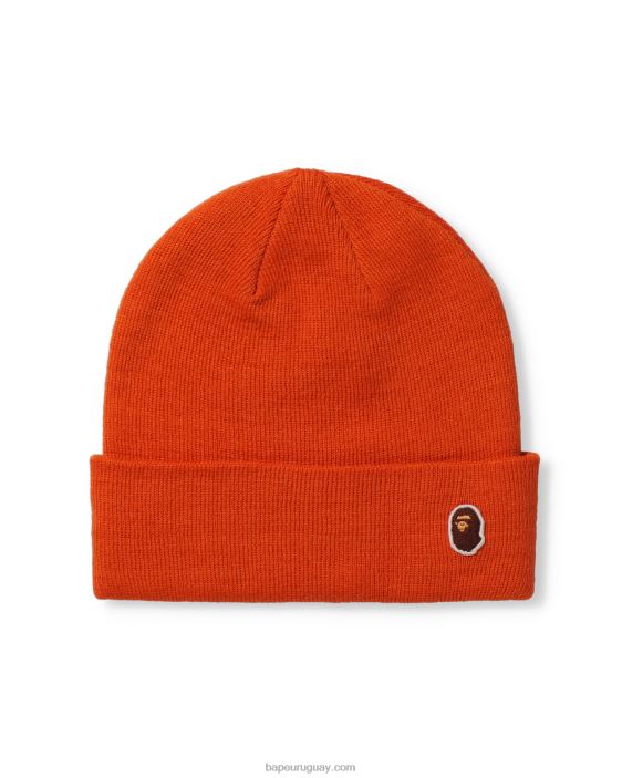 gorra tejida de un punto hombres naranja 26D80627 A Bathing Ape