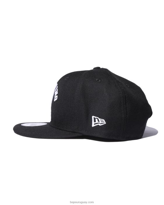 gorra universitaria con cierre a presión new era hombres negro 26D80575 A Bathing Ape